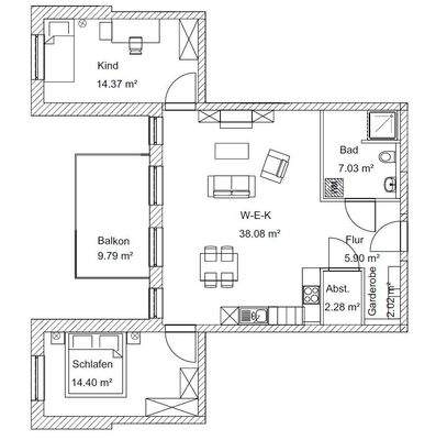 Grundriss Wohnung 05