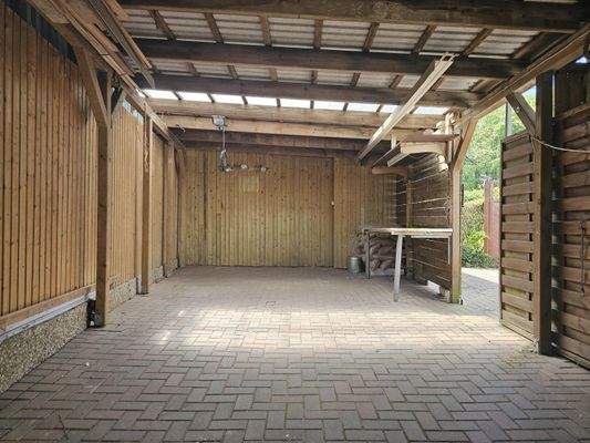 Carport mit Geräteabstellraum, Ansicht I