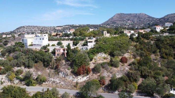 Kreta, Aspro: Grundstück in der Nähe von Almyrida Beach zu verkaufen