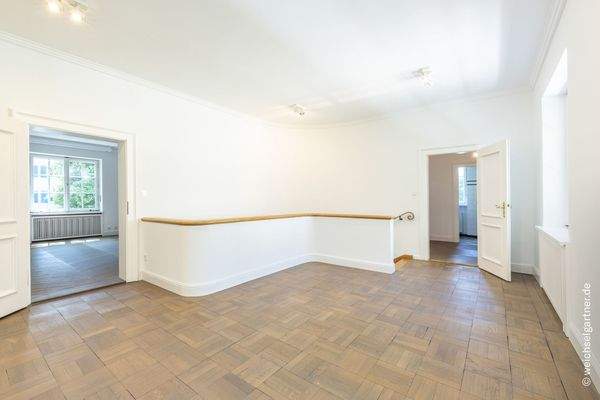 Empfang im Obergeschoss