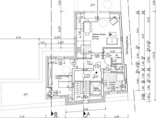 Übersicht Staffelgeschoss
