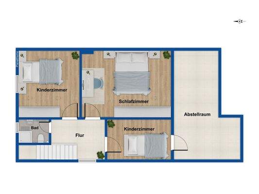 Grundriss Obergeschoss