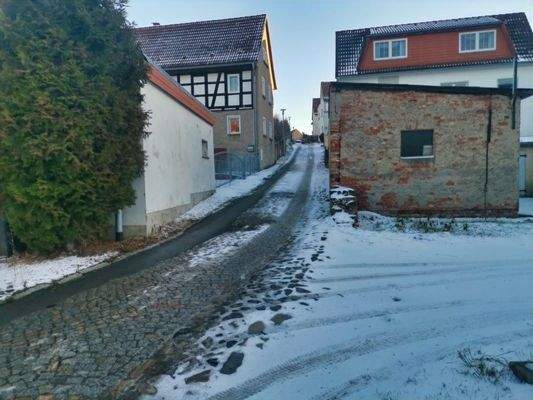 Straße zum Haus