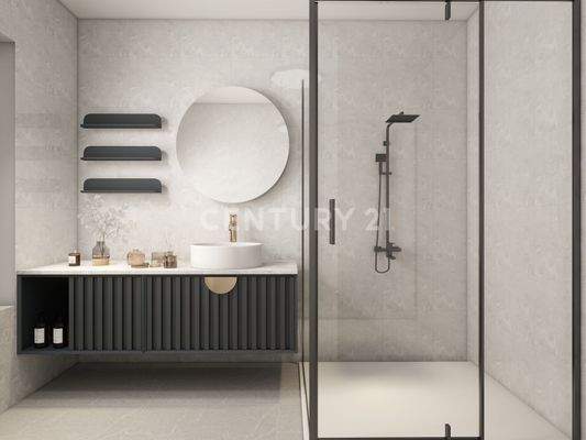 Badezimmer mit Dusche