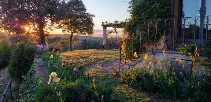 Abendstimmung in der Toscana
