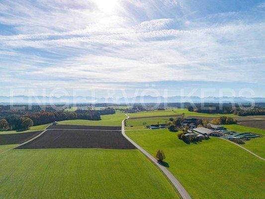 Luftaufnahme Alpenpanorama