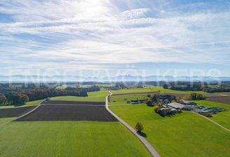 Luftaufnahme Alpenpanorama