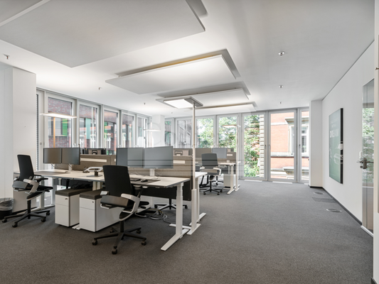 Büroansicht Großraumbüro