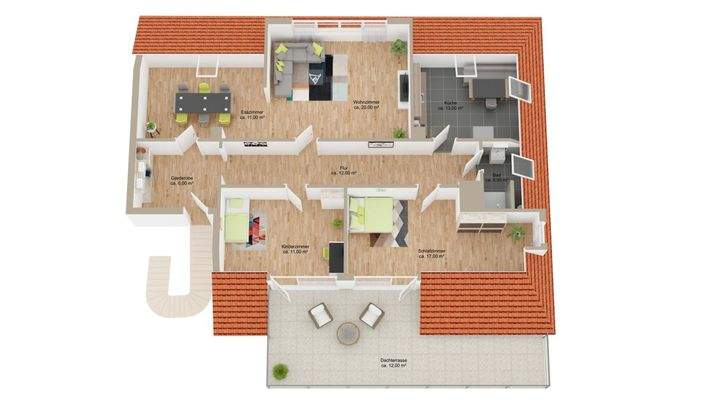 Grundriss Dachgeschoss