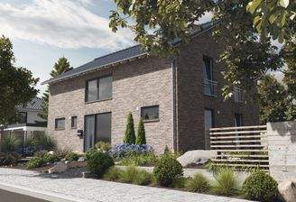 Landhaus-142-modern-Strasse-Klinker-Kohle