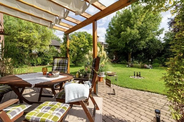 Überdachte Terrasse