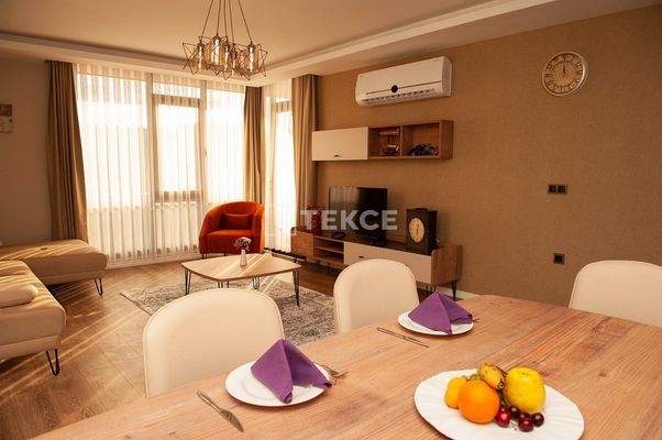 Furnished Flats in a Complex in Trabzon Kalecik