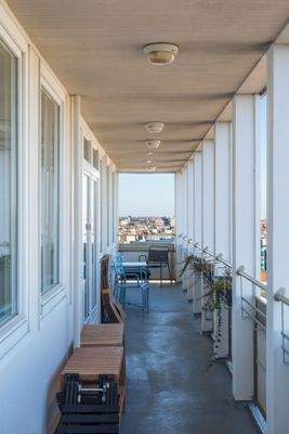 Loggia zu drei Seiten