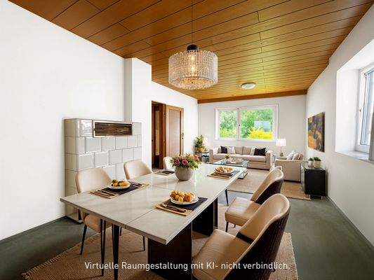 Wohnzimmer visualisiert