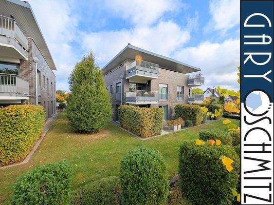 Eines von insgesamt fünf Mehrfamilienhäusern dieser Top-Wohnanlage.