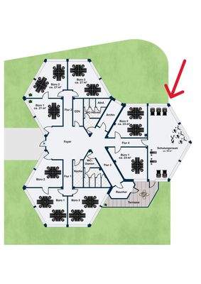 Büros mit Schulungsraum