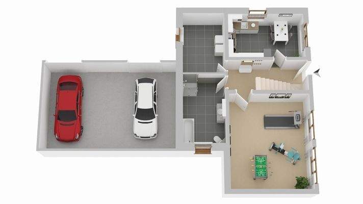 Grundriss EG Cottage