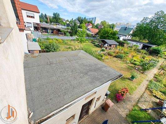 Blick aus dem Duschbad