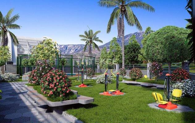 Elegant Flats in a Hotel Concept Project in Alanya