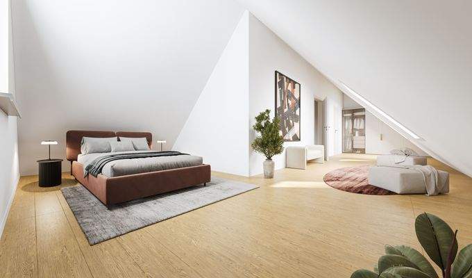 großzügiges Zimmer Dachgeschoss 2