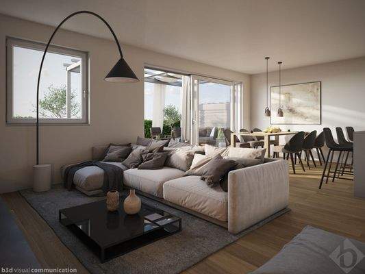 Wohnraum Einrichtungsbeispiel