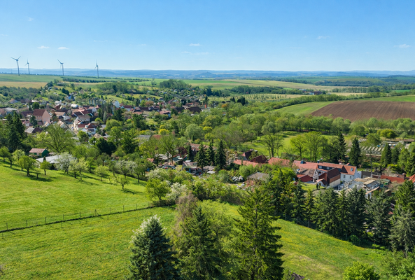 Blick in Richtung Inselsberg und Drei Gleichen