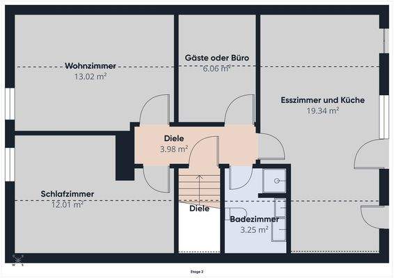 Grundriss Wohnung Dachgeschoss