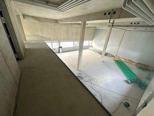 Blick vom Galerei 1.OG.