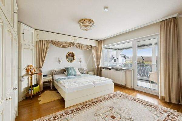 Schlafzimmer mit Wintergarten