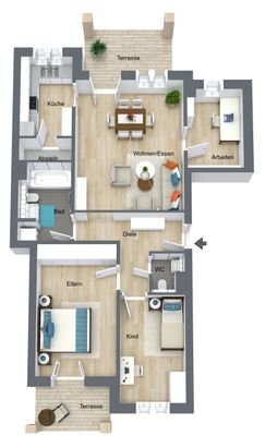 3D Floor Plan