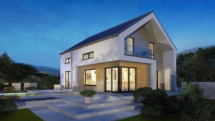 Abend Ansicht - Variante 2