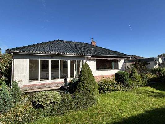 Rückansicht des Hauses