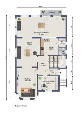 Grundriss Erdgeschoss