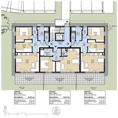 EG Übersicht Haus B