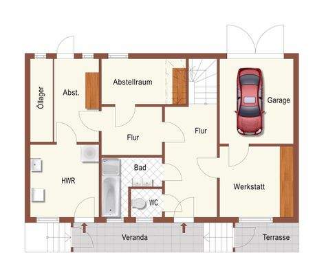 Grundriss Erdgeschoss