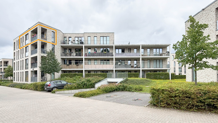 Außenansicht mit Kennzeichnung WE 20