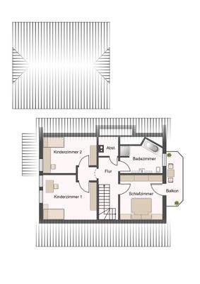 Grundriss Obergeschoss