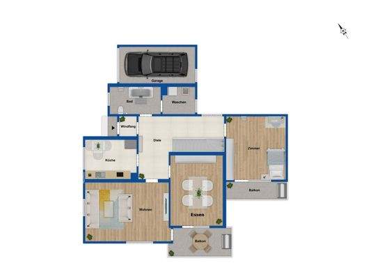 Grundriss Erdgeschoss