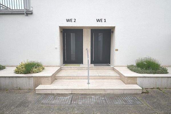WE 1 + WE 2 eigene Wohnungseingänge