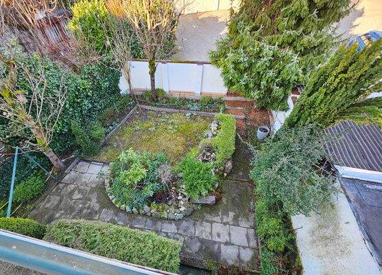 Blick in den Garten - Original