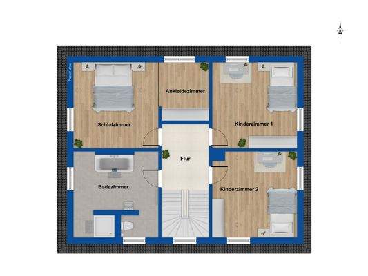 Grundriss Obergeschoss