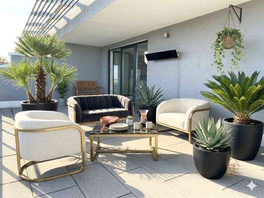 Terrasse visualisiert