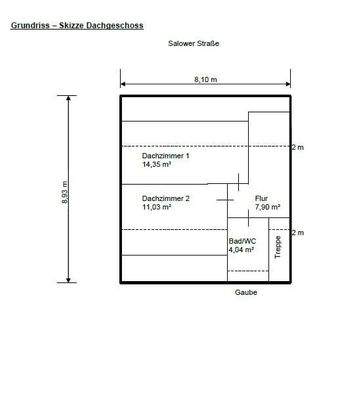 Grundriss Dachgeschoss