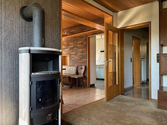 Blick vom Wohnzimmer 