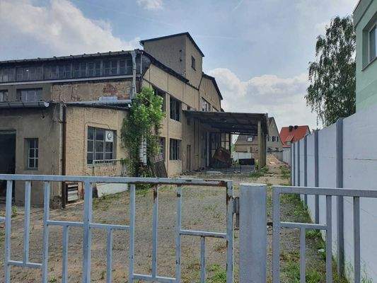 Ansicht von der Nebenstraße