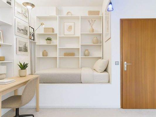 Schlafzimmer/Büro (gestaged)