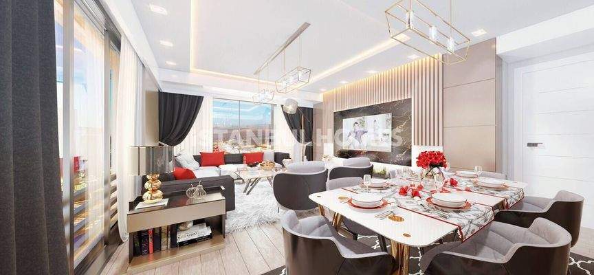 Spacious Flats in a Mixed Project with Pool in Kucukcekmece