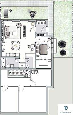 Visualisierter Grundriss UG