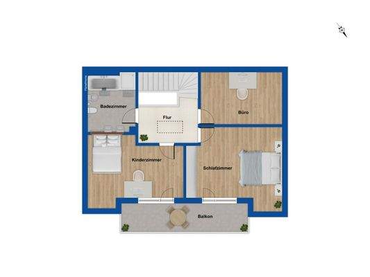 Grundriss Dachgeschoss