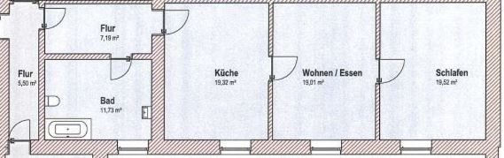 Grundriss Oebisfelde Eingang links OG vorne WV 2